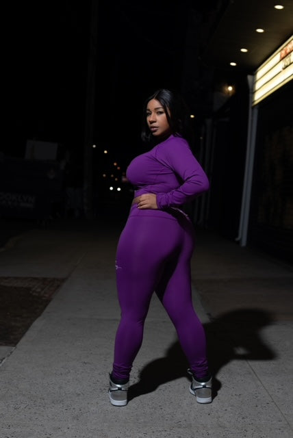 long sleeve crop set