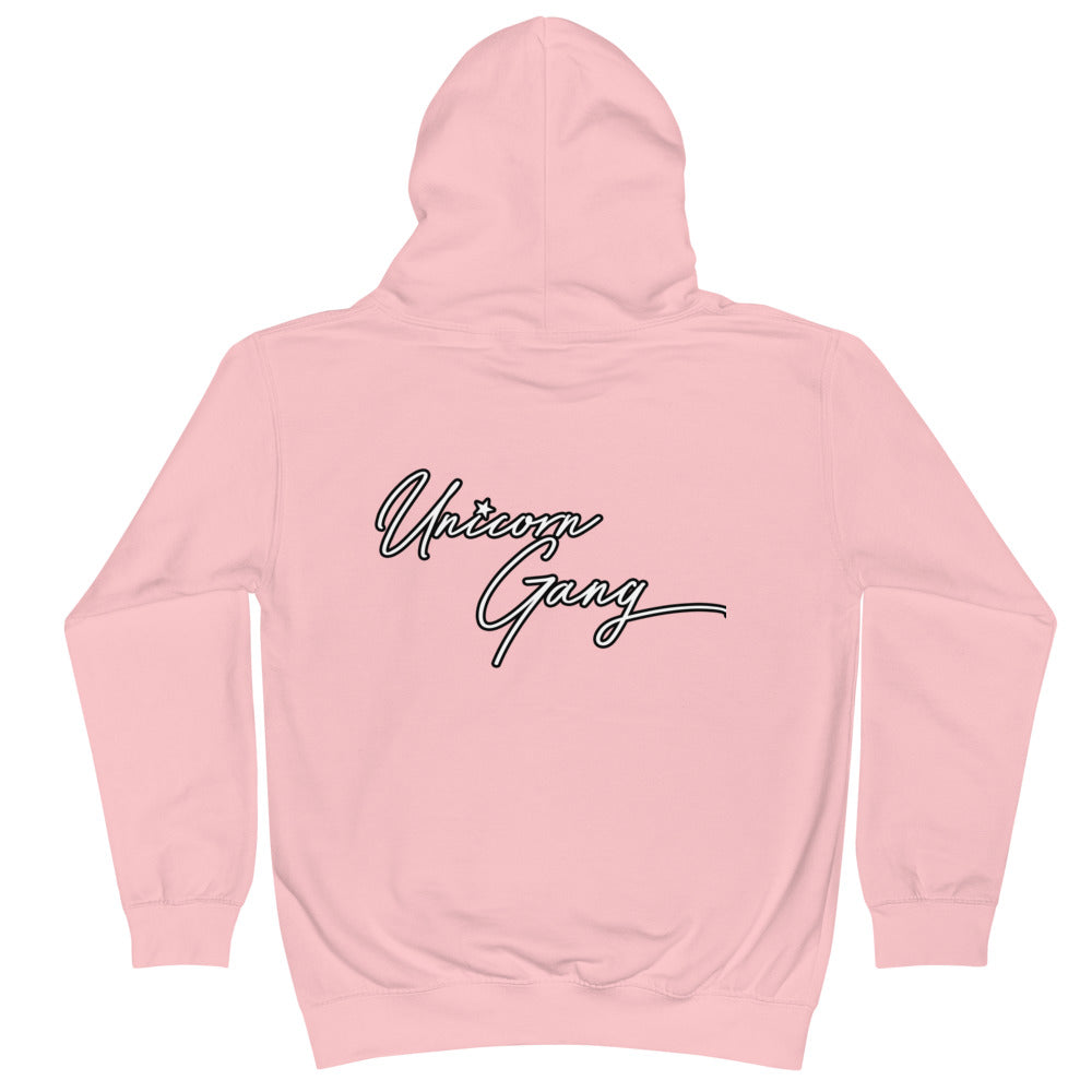 Unicorn gang signature Kids Hoodie