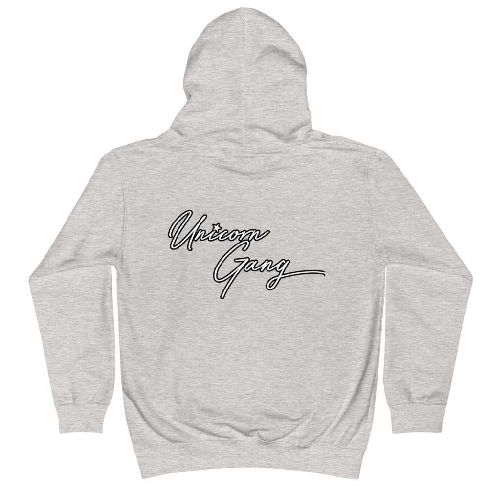 Unicorn gang signature Kids Hoodie