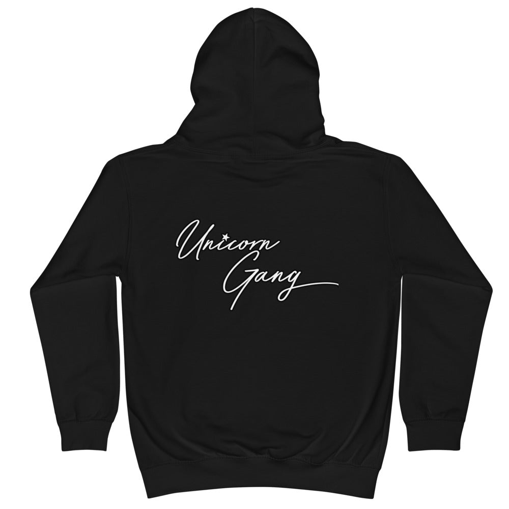 Unicorn gang signature Kids Hoodie