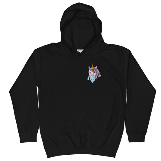 Unicorn gang signature Kids Hoodie